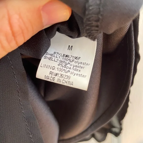 Black dress with sequin size M - Picture 3 of 4